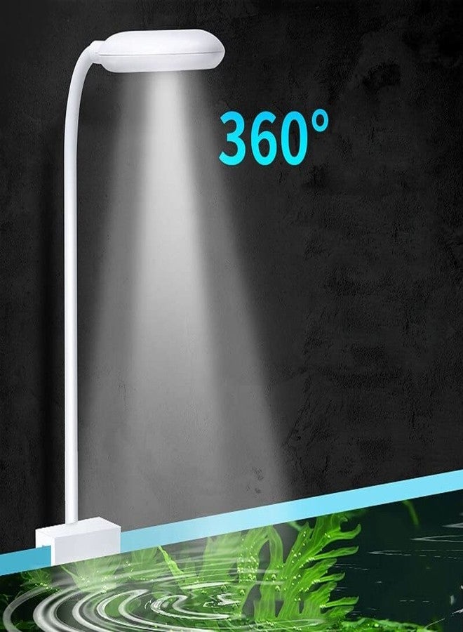 VAYINATO® Aquarium LED Fish Tank Light, Bowl Light for 1-2 Ft Tank, 360 Degree Flexible Twist Holding Rod (S80) (Round, Blue+White) by Petzlifeworld - Image 3